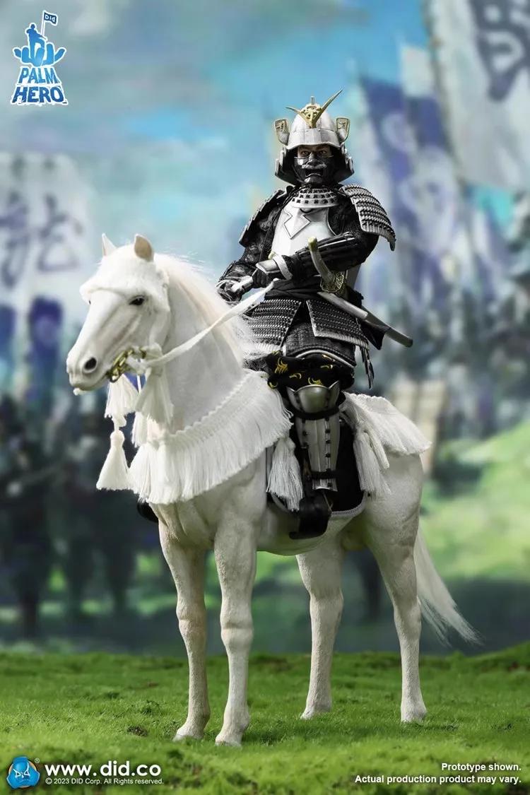 

DID XJ80014 XH80021 1/12 Palm Hero Series Japanese Samurai Uesugi Kenshin White Horse 6" Action Figure Doll Model Toys In Stock