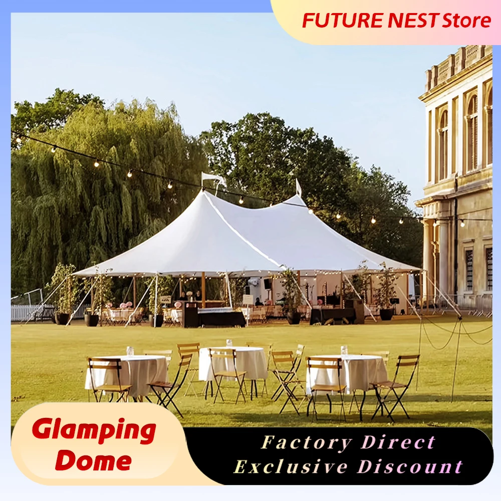 في الهواء الطلق فندق خيمة التخييم فريق بناء القطب خيمة حفلة مطعم منتجع الزفاف خيمة فاخرة رائجة البيع خيمة المظلة البرية الفاخرة #1