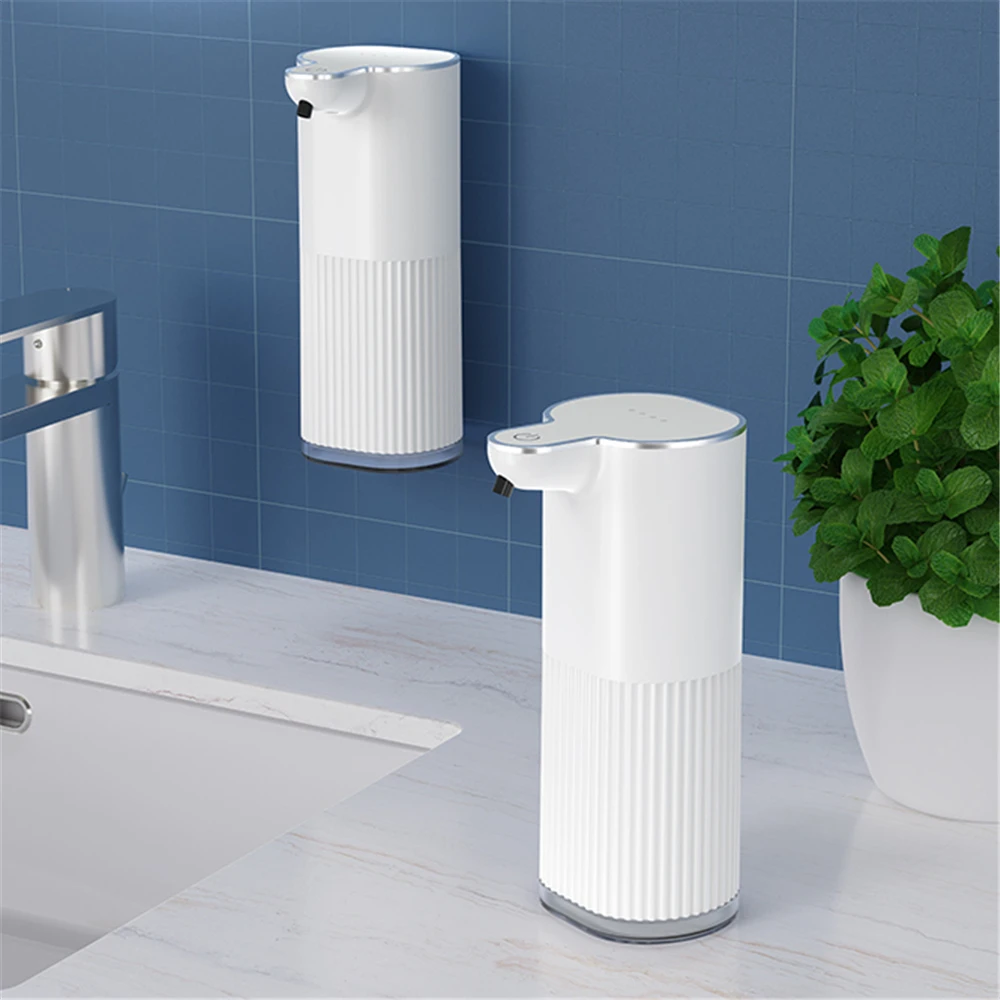 

4 Gears Automatic Foam Dispenser Touchless Hand Sanitizer Washer Recharge Infrared Sensor Soap Dispenser Wall Mounted Bathroom