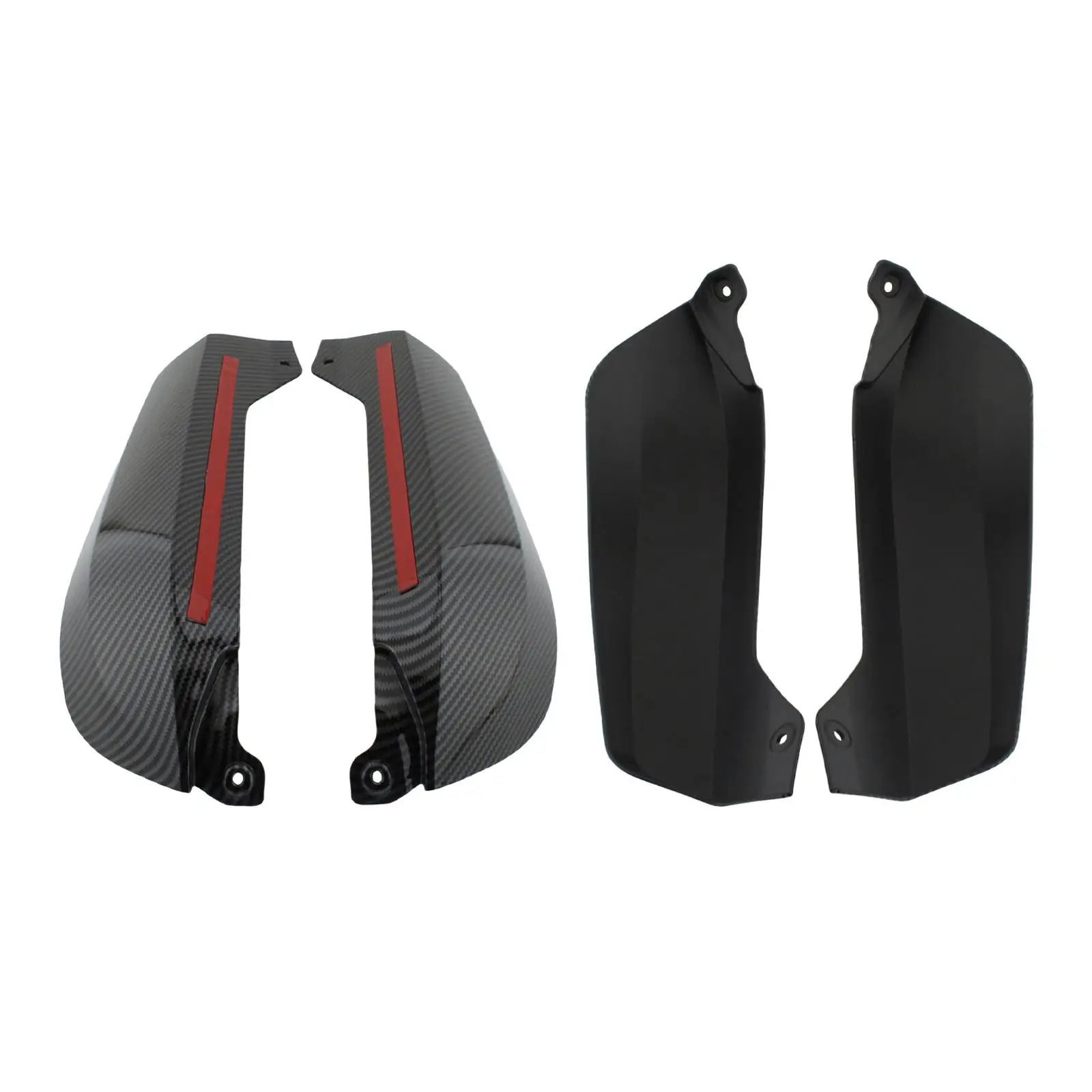 

2x Leg Guard Wind Guard Easy Installation Motorcycle Side Winglet Spare Parts Motorcycle Leg Protector for 155 2020-2024