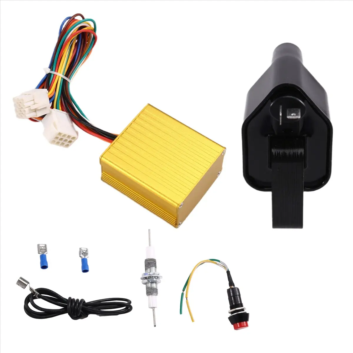 Super Sale Aircraft Aluminum Exhaust Flame Thrower Kit, Universal for Cars Motors ATVs Fire Burner Afterburner Kit