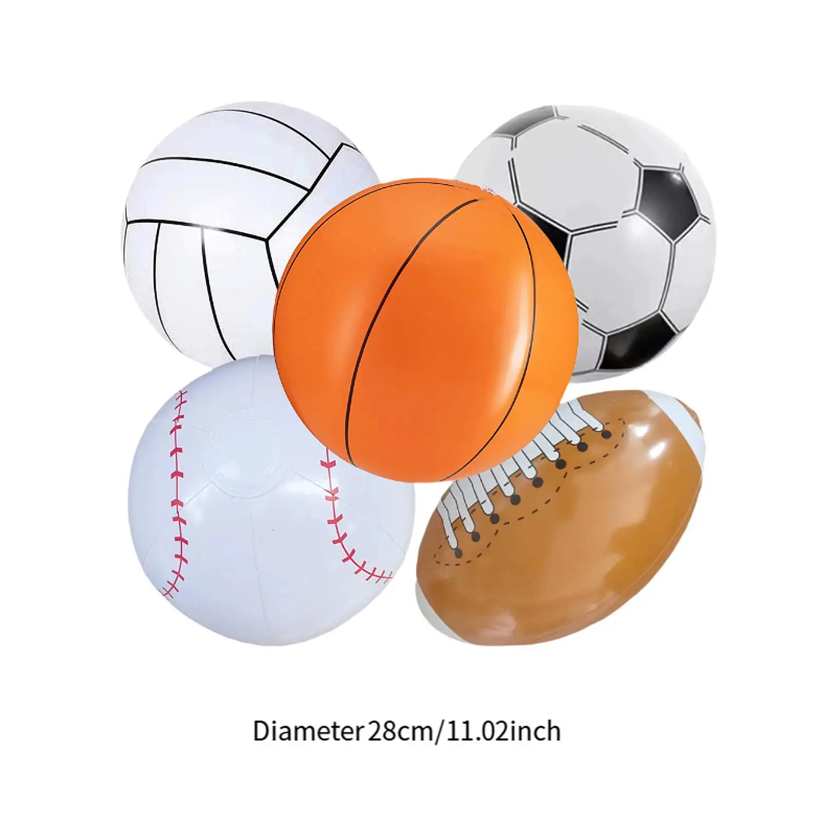 كرات الشاطئ القابلة للنفخ، كرات رياضية، هدايا للأطفال والكبار، ألعاب جديدة للحفلات