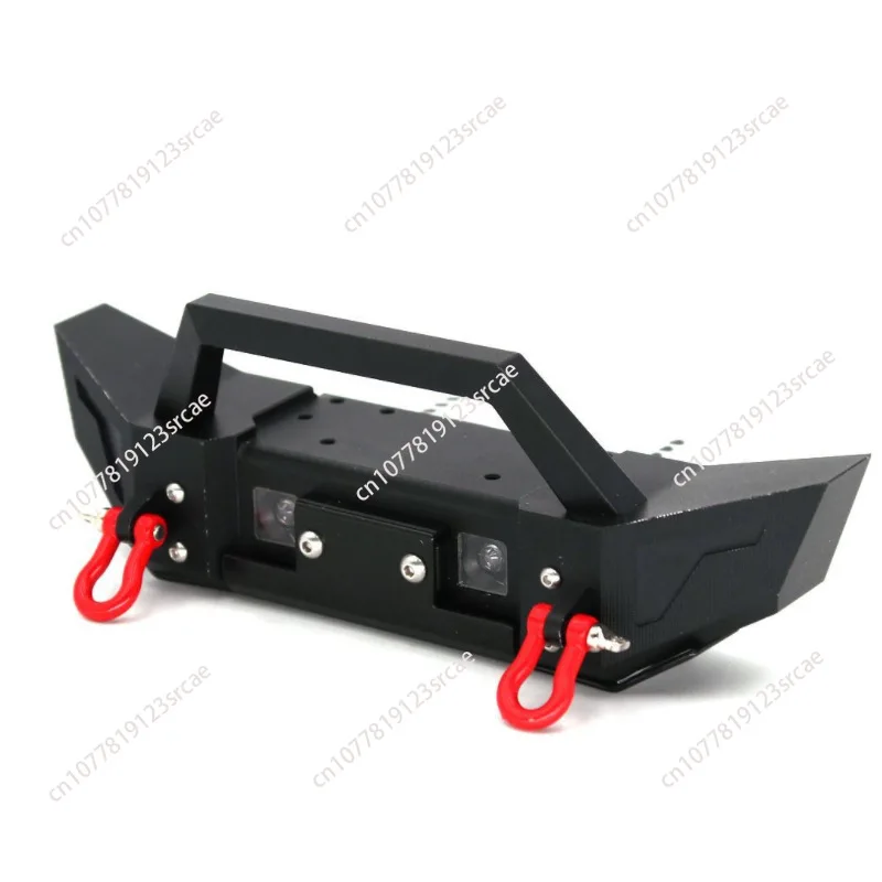 1/10 Climbing car Metal front and rear bars, bumper, spare tire frame with lights TRX4 SCX10 D90 front bar