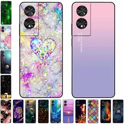 For TCL 40 NxtPaper 4G Case Silicone Funda Soft Fashion Painted Black Coques for TCL 40 NxtPaper 4G Phone Cover TPU Animal Capas