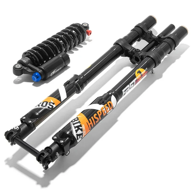 Front Springer Fork Suspension and Rear Shock Absorber Kit for Segway X160 X260, Sur Ron Light Bee, Talaria Sting Motorcycle Par