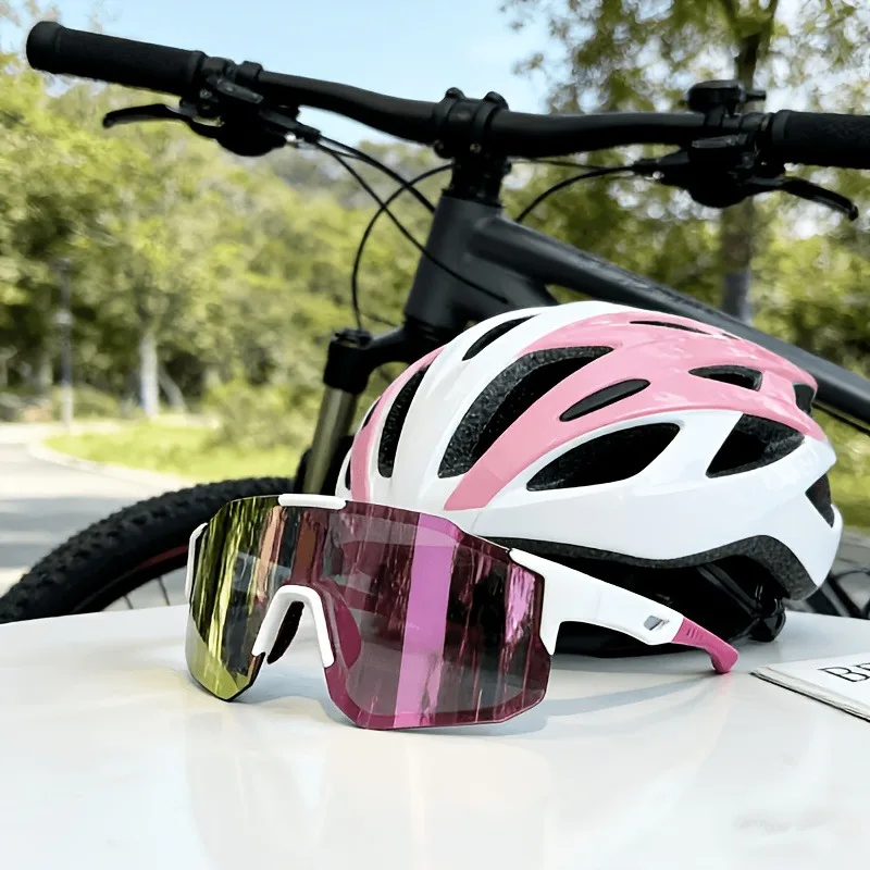 1 Stück Unisex Bunte Wrap-Around-Modebrille, Leichte & Langlebige Brillen für Outdoor-Aktivitäten