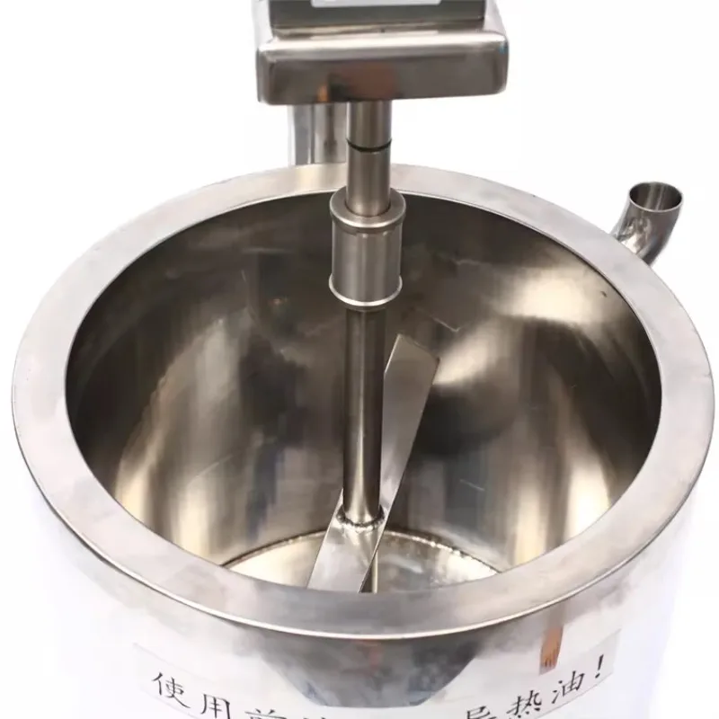 15/30L small soap liquid lipstick paraffin wax manual filling machine mixer heating mixer mixing container