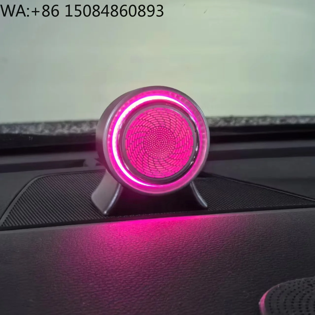 Universal Front Windshield LED Atmosphere Light Bar 150cm APP Remote Control Colorful