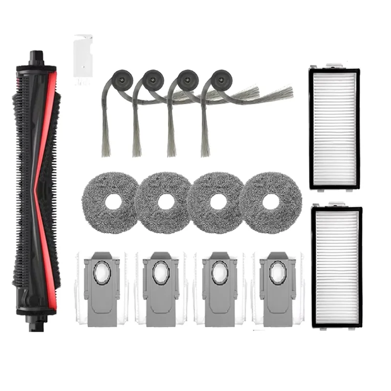 

A66Z для Roborock Saros Z70, основная боковая щетка, фильтр, накладка для швабры, мешок для пыли, защита от запутывания