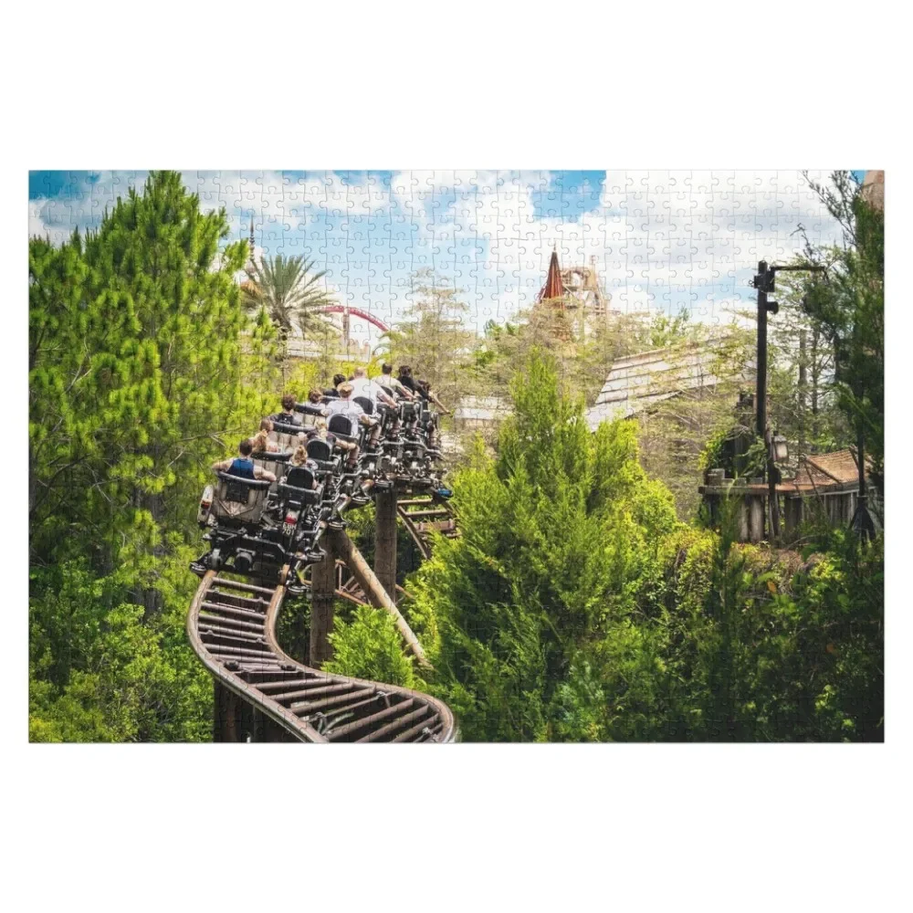 

Motorbike Adventure Roller Coaster, Islands of Adventure. Jigsaw Puzzle Photo Personalized Name Customized Kids Gift Puzzle