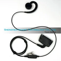 VOIONAIR C Shape Ear Hook Earpiece Earphone Headset Speaker PTT Mic For Airbus EADS THR880 THR880I