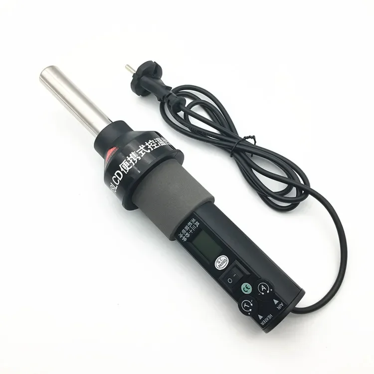 

200 Watt. Max.450 C/842 F Adjustable Temperature and Airflow LCD Digital Displaying Heat Hot Air with 4 Noozles
