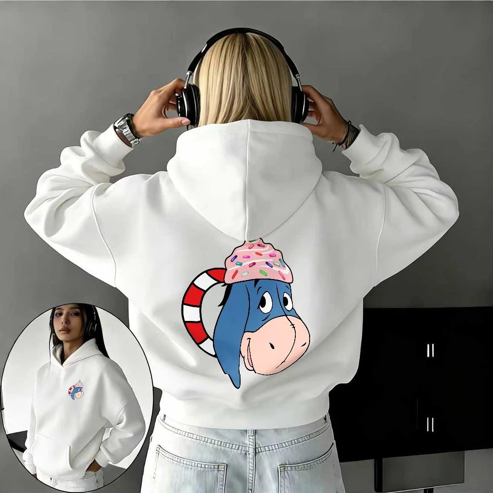 

Disney's Core Image на осень и зиму — толстовка с принтом из 100% чистого хлопка для мужчин и женщин, повседневный и теплый топ