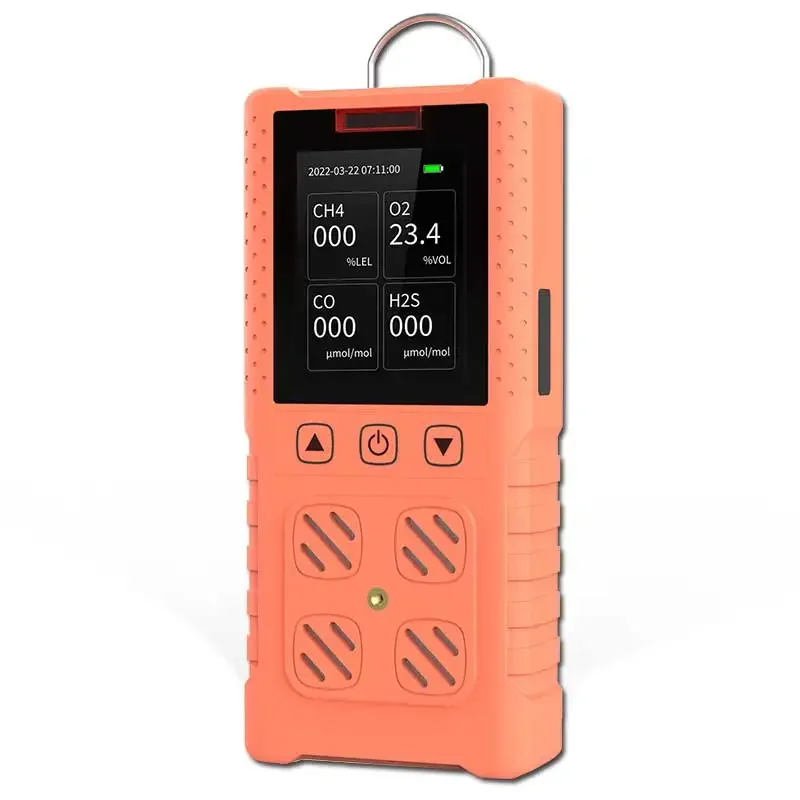 Multigas 4 In 1 Gas Dory Draagbare Co/O2/H 2S/Ex Gas Detector Gas Analyzer Met Lcd-Scherm