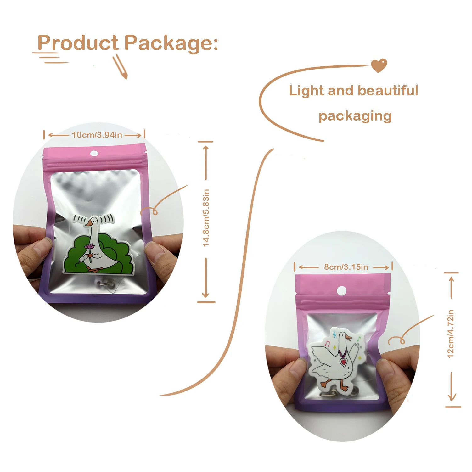 Silly Goose Badge Reel – Cute Funny Retractable ID Holder | Name Tag Clip for Nurse / Teacher / Office Gift