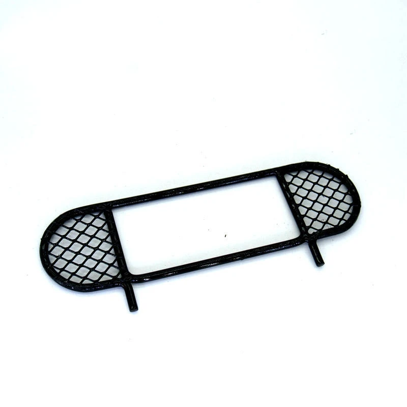 Metal Front Bumper Anti-Collision Guard Net Middle Fence Grid Camel Trophy for MN D90 D91 MN99S 1/12 RC Car Parts