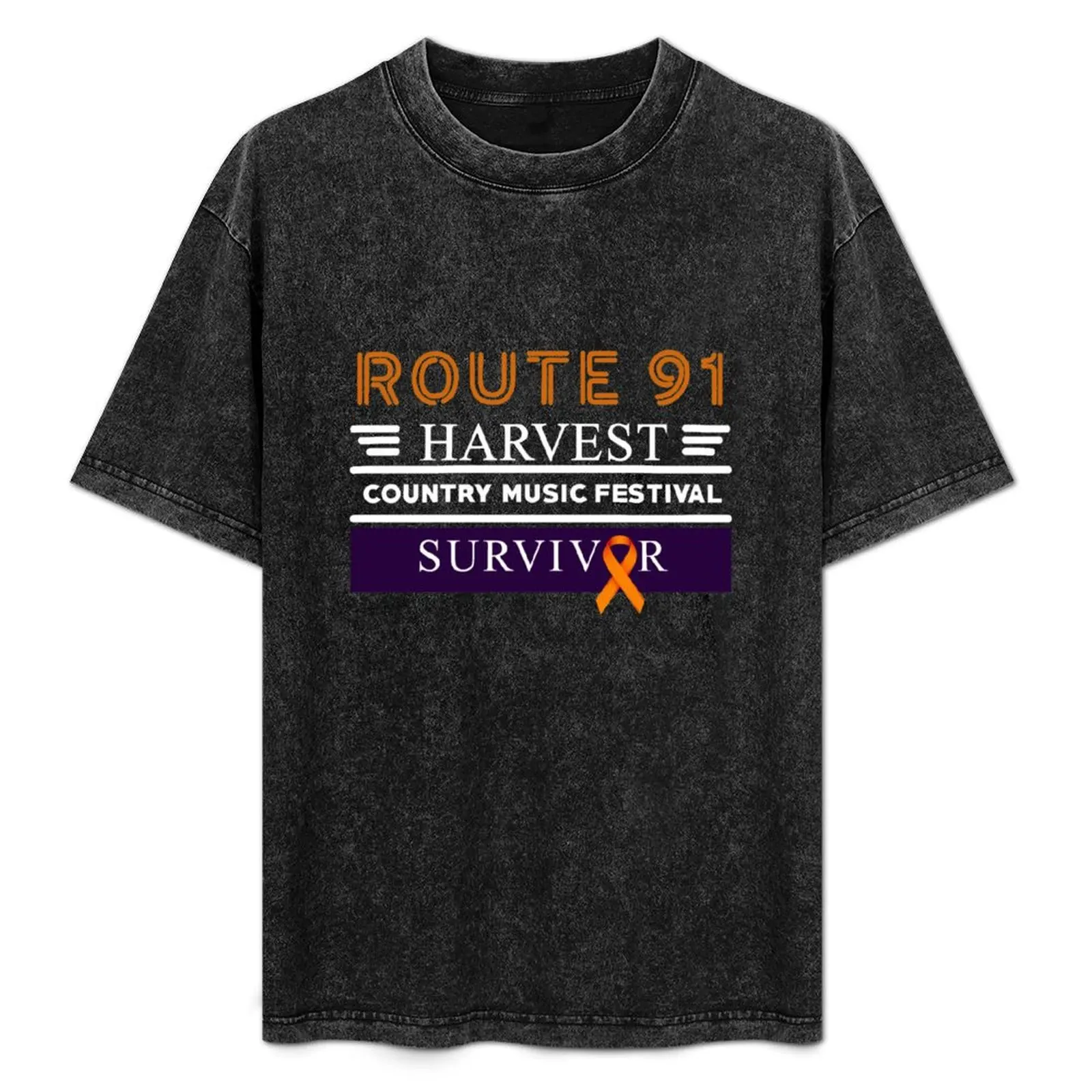 

Las Vegas Shooting Survivor | Dark Apparel T-Shirt All Match Print Short Sleeve Top