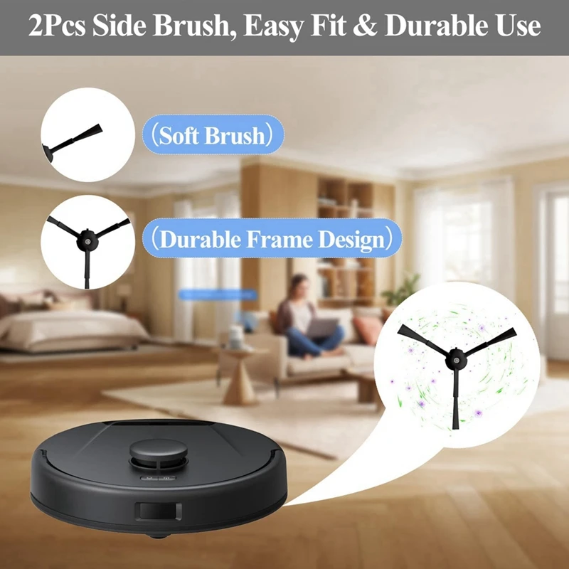 Parti di ricambio per Eufy X8 Pro, spazzola laterale principale Filtri Hepa Cuscinetti per mocio Accessori per aspirapolvere robot