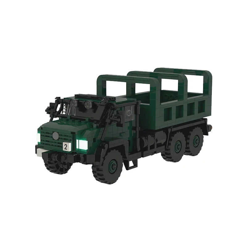 QWERT Military Tactical Truck Model MOC Building Bricks War Equipment Style Modular Technology Gifts Holiday Assemble Toys Suit