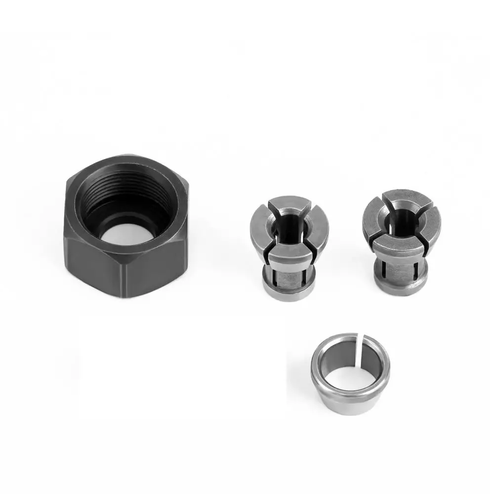 Machine Engraving Electric Router Collet Chuck Adapter Collet Chuck Milling Cutter Accessories Router Bit Collets Chuck Nut