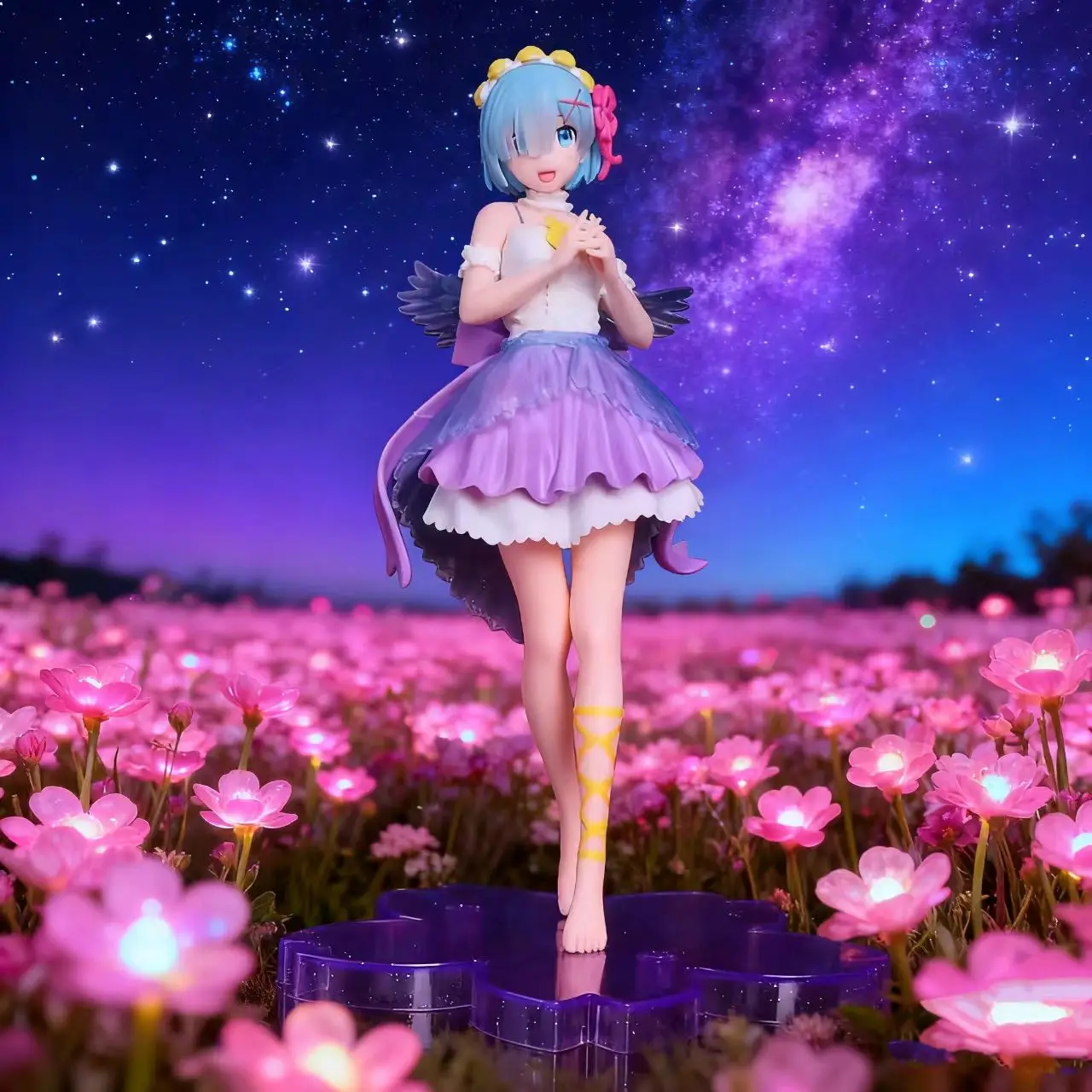 19cm Anime hand-drawing from zero to start a different world life Angel Reimu cute beauty hand-drawing model birthday gift