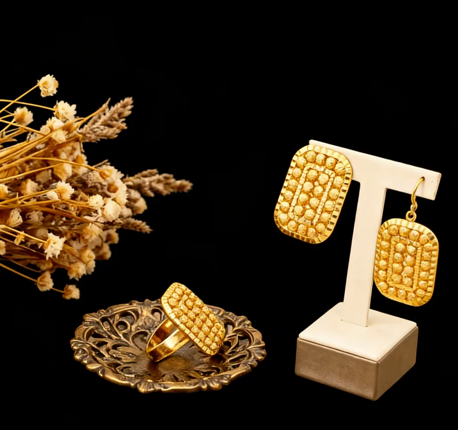 18K Gold African Pa… - image