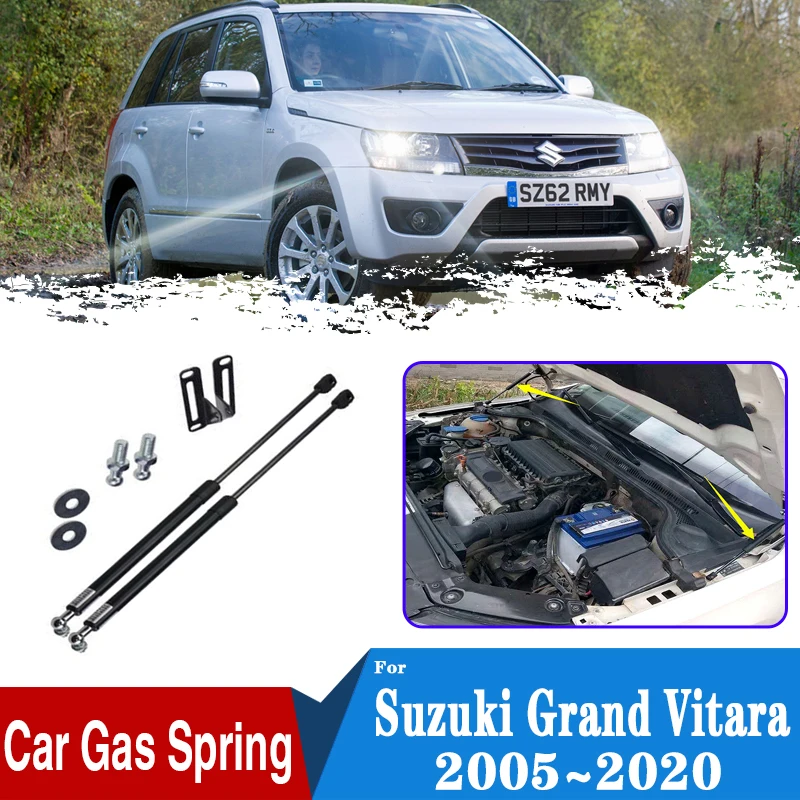 

For Suzuki Grand Vitara Hydraulic Rod 2005~2020 Car Rear Trunk Tailgate Boot Gas Shocks Struts Damper Lift Supports Accessories