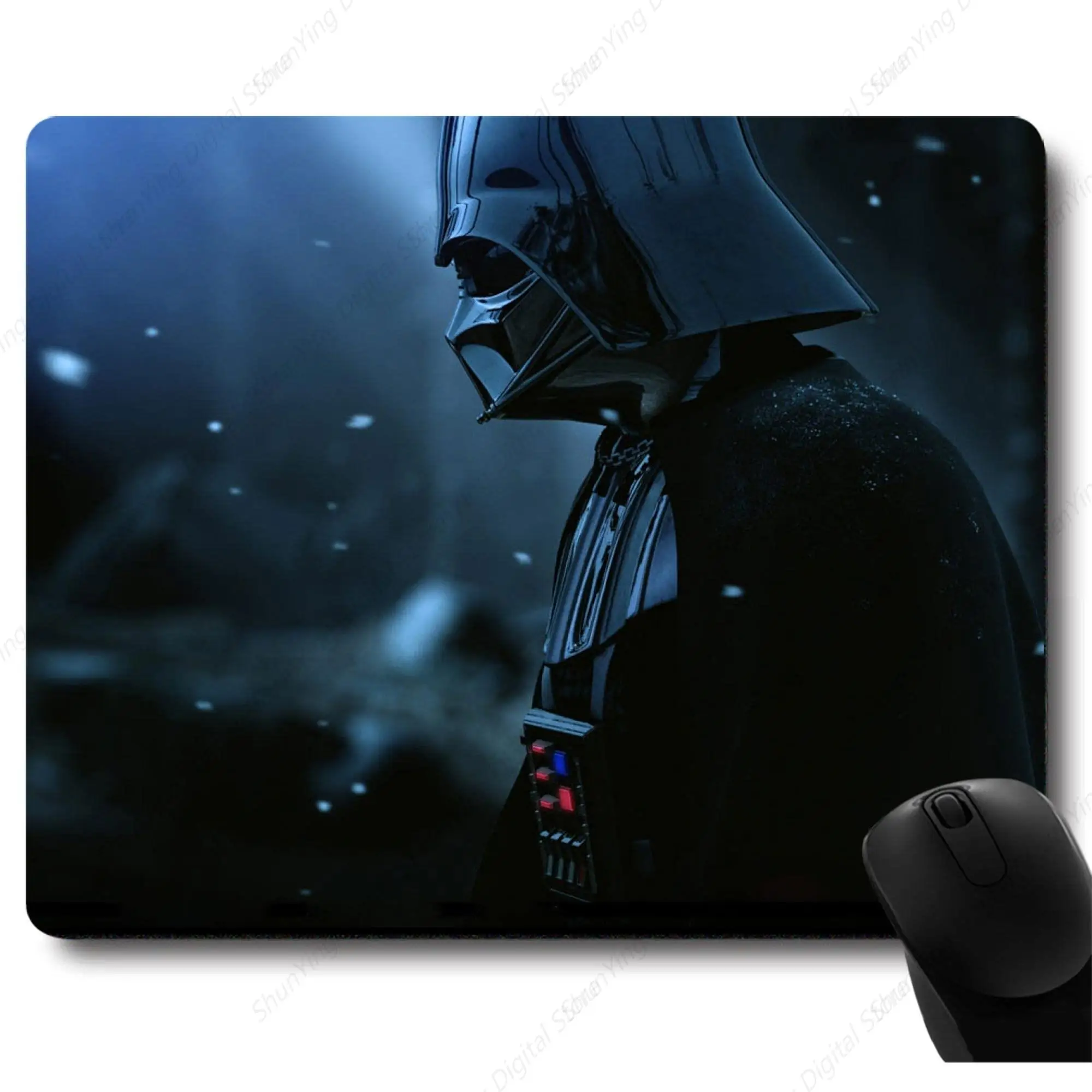 

Black Warrior Mouse Pad Anti Slip Computer Gaming Mouse Pad Laptop Desktop Decoration 25*30cm