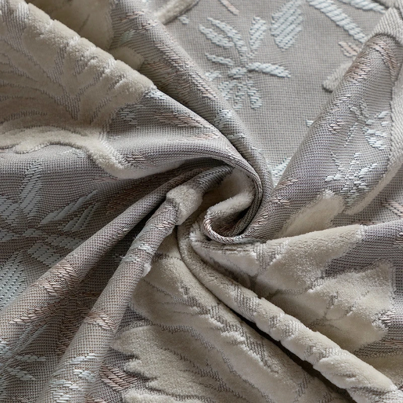 Luxury Leaf Cushion Cover 45x45cm High-class Thick Pillow Cover Decorative Pillowcase for Sofa Livingroom Home Decor