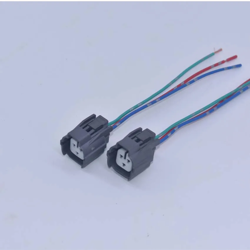High Pressure Sensor Pigtail Connector Plug Fits  SK100 SK120 SK200 SK210 SK230-5 -6 Excavator Spare Parts