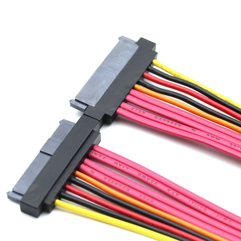 

0.5m MINI SAS SFF-8482 29P Female to SAS SFF-8482 Female Red Server Hard Disk Conversion Cable