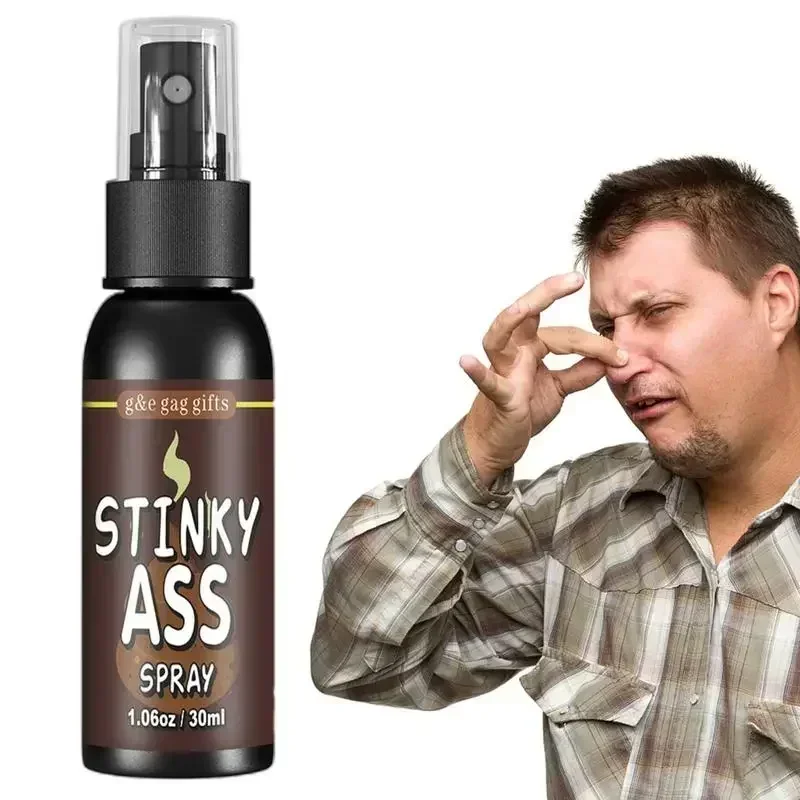 30ML Liquid Fart Spray Can Stink Bomb Ass-Smelly Stinky Gas Crap Gag Prank Non Toxic Smells Novelties Toy Joke Party Supplies