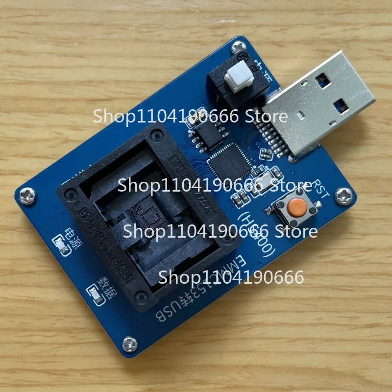 XXX  BGA153  For eMMC USB3.0 Test Socket GL3227E HS400 Programmer Adapter