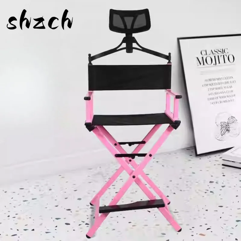 Outdoor Aluminum Folding Chair Professional Makeup Stool for Studio Photography Director Seat Portable Compact Camping Chairs