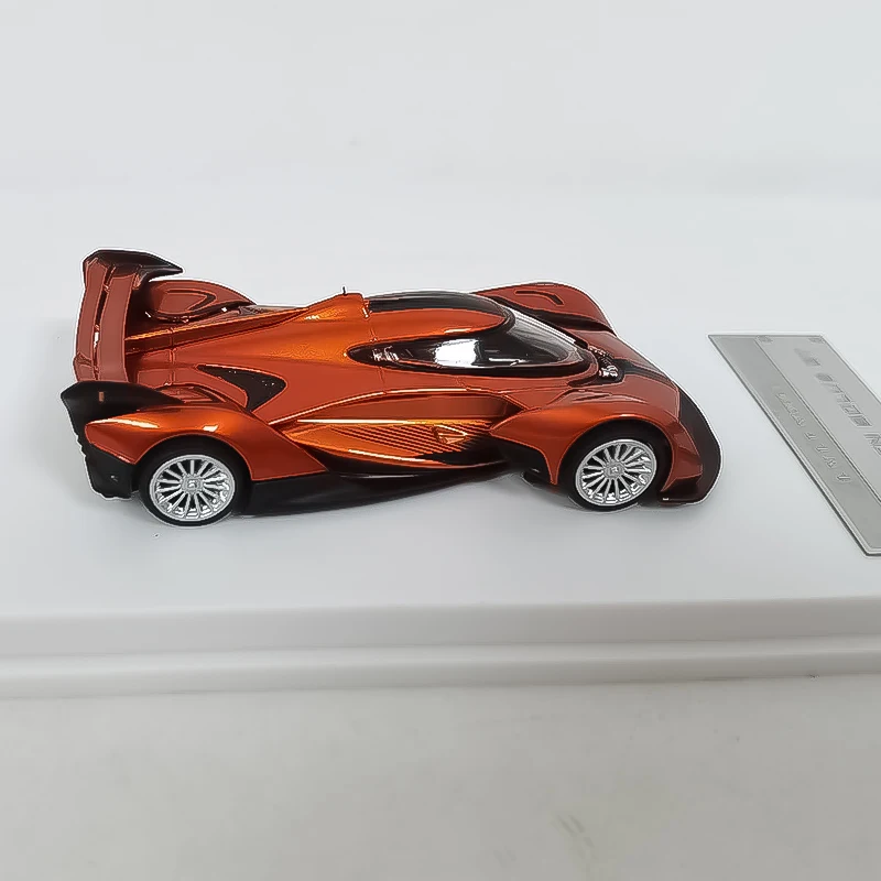 Für die Sammlung lmlf 64 solus gt v10 Druckguss Modell auto Display Legierung orange Wagen