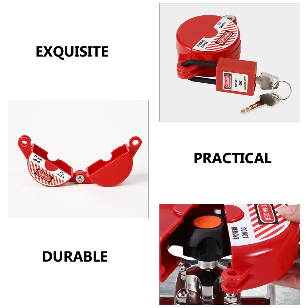 

Gate Valve Lock 25-64mm Red Handwheel Device for Water Gas Propane Valves Smooth Reliable