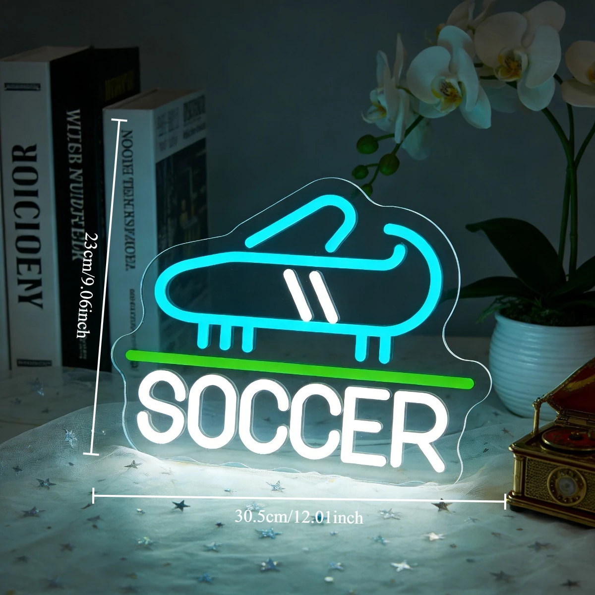 Fußballschuh Neon-Schild LED-N – Men'S Shoes Dc Bewertung und Preis