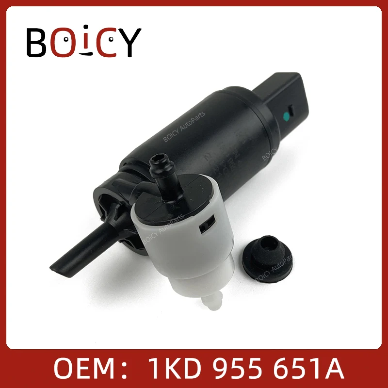 BOICY Windshield Wiper Washer Pump Motor for Tiguan Touran Polo Golf Sharan Caddy Q3 Q5 Q7 1KD955651A 1K6955651 1T0955651A