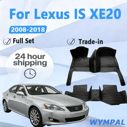 Car Floor Mats For Lexus IS XE20 2008 2009 2010 2011 2012 2013 2014 2015 2016 2017 2018 IS250 300h 200d 220d Car Accessories