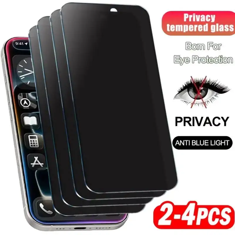 

17 Privacy Screen Protectors For Iphone 15 16 13 11 12 14 Pro Max 7 8 Plus 16E Air Mini SE XR Anti Spy Glass