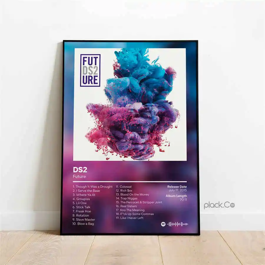 80s Nordic Pop Album Cover Poster Aesthetic Rapper Hip Hop Rock Music Star Future Monster Canvas Wall Art Mural Home Room Decor