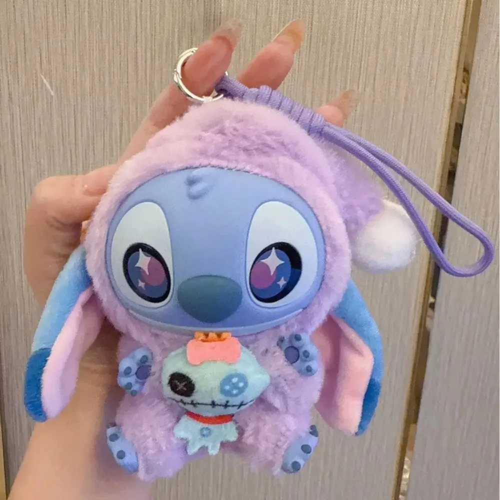 Disney Stitch Eat Something Before Sleep Series Blind Box Vinyl Plüsch Mystery Box Niedliche Stitch Doll Überraschungsspielzeug Geschenkspielzeug