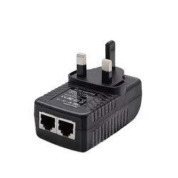 POE Power Supply Adapter 48V 0.5A EU/US/UK Plug for Injector Ethernet IP Camera POE Switch NVR Router for CCTV Security Camera