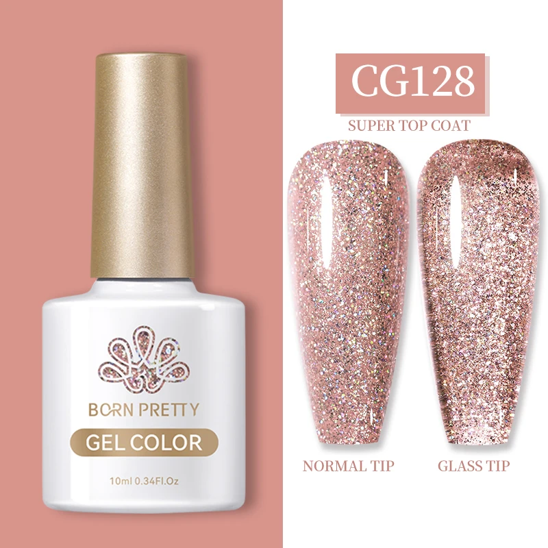 BORN PRETTY 10 ml Basisgel Super Top Coat Maniküre Matte Top Coat Semi Permanent Soak Off UV Gel Lack