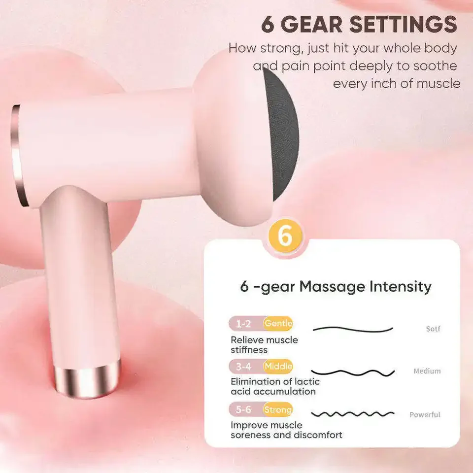Wireless Rechargeable Handheld Body Massager - Portable Electric Sculpting Massage Device
