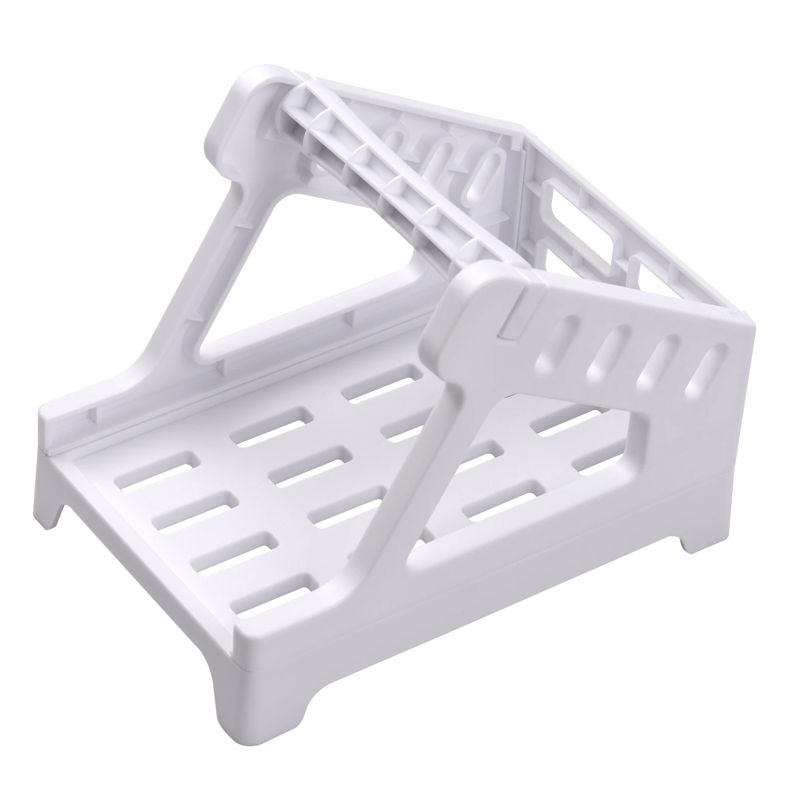 Label Holder Thermal Label Holder for Rolls and Fanfold Labels Compatible with Thermal Printer Desktop Label Printer Withe