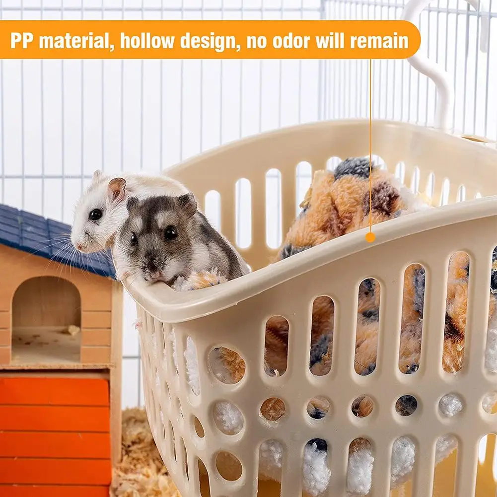 

Pet Hanging Bed Hammock Habitats Cage Accessories For Parrot Hamster Guinea Pig (without Cushion)