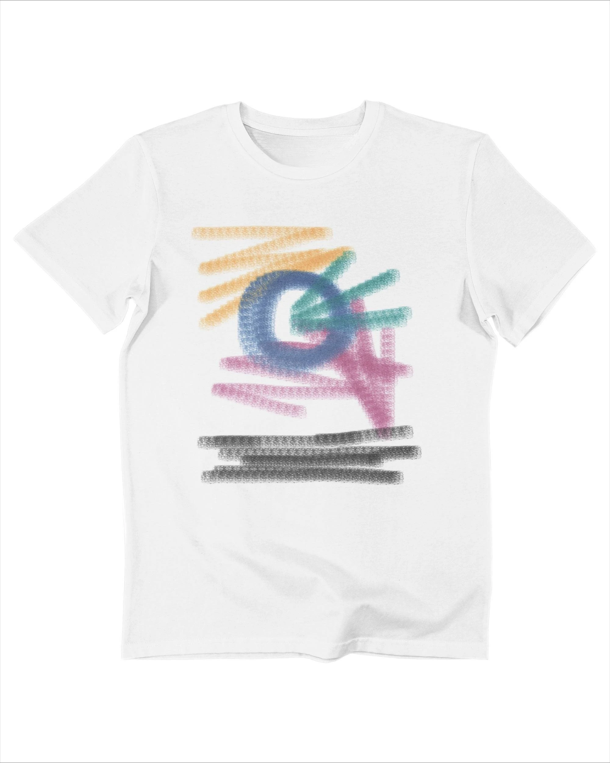 

Naive Graphic Printing Summer Luxury Brand Cotton Men's and Women's T-Shirts Short Sleeves Street Fashion Trend Clothing