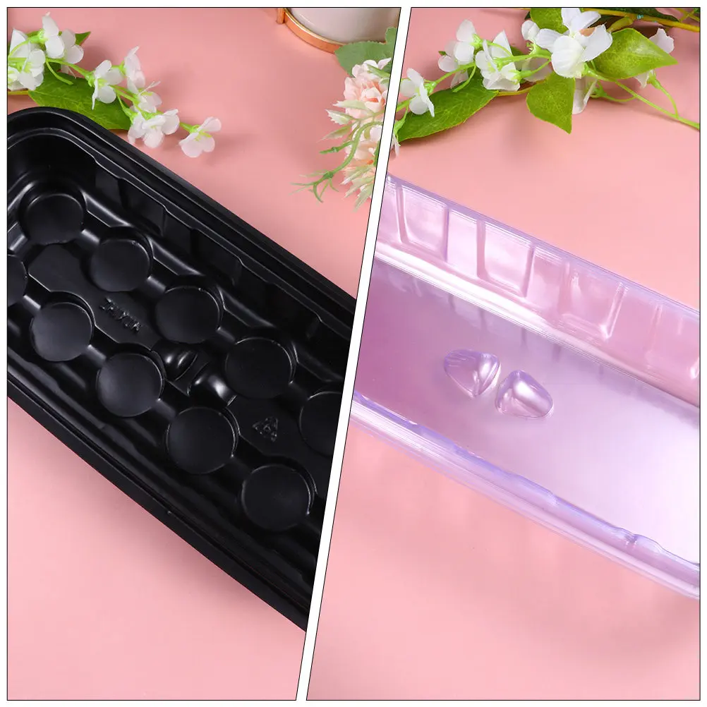 

6Sets Seedling Starter Tray Nursery Box 12 Cells Clear Plastic Mini Greenhouse Seed Sprouting Container Gardening