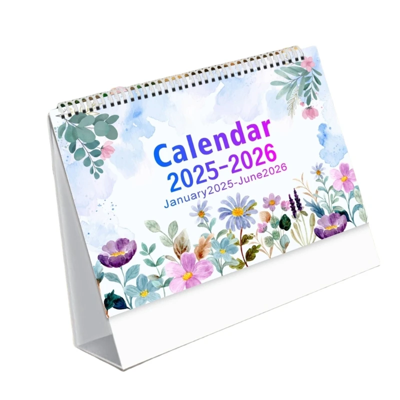 Calendrier bureau 2025-2026, références 18 mois du 01/2025 au 06/2026 pour Office